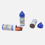 DOMS 12 Assorted Color Long Wax Crayon - Image 3