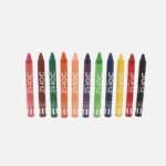 DOMS 12 Assorted Color Long Wax Crayon - Image 8