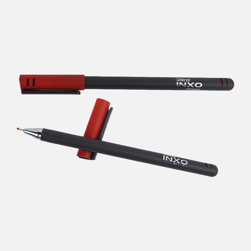 doms-inxo-classic-0-7mm-red-ballpoint-pen.jpg DOMS Inxo Classic 0.7mm Ballpoint Pen – 1 Pcs - Image 6